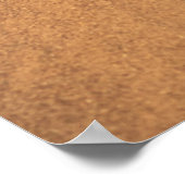 Poster textile floral noir et blanc (Coin)