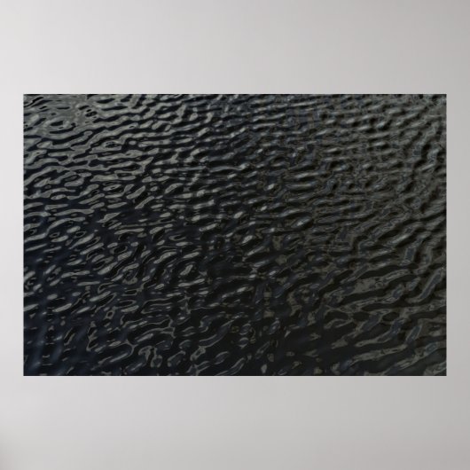 Poster textile floral noir et blanc (Devant)