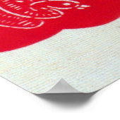 Poster Textile japonais Kimono vintage (Bingata) (Coin)