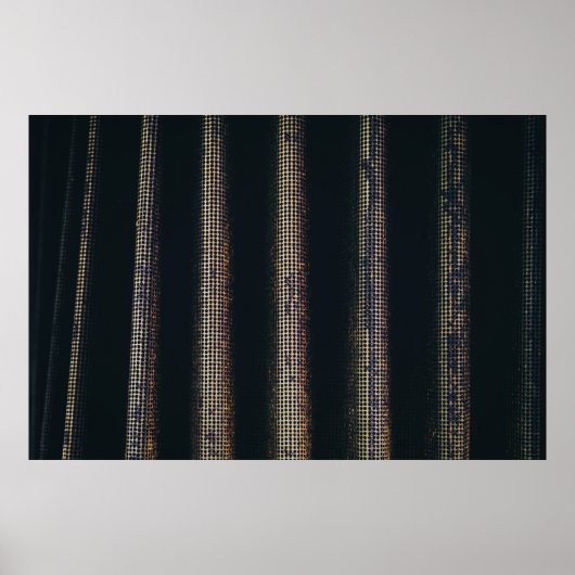 Poster textile noir et gris (Devant)
