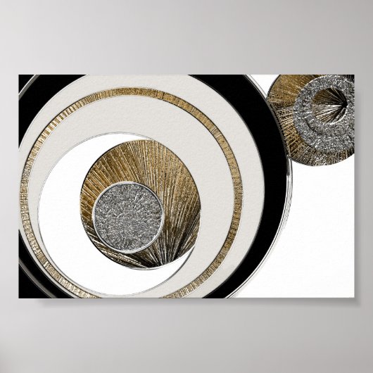 Poster Texturé Abstrait 3 - Inexpliqué (Devant)