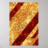 Poster Texture Abstrait Incandescent Diagonal (Devant)