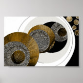 Poster Texturé Abstrait inexpliqué (Devant)