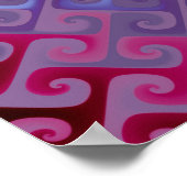 Poster Texture Abstrait Violet (Coin)