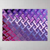 Poster Texture Abstrait Violet (Devant)