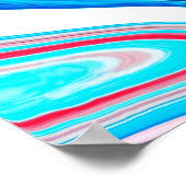 Poster texture Abstraite en marbre liquide coloré (Coin)