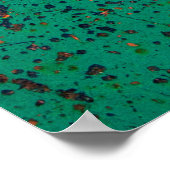 Poster Texture arrière - plan de plaque métallique rouill (Coin)