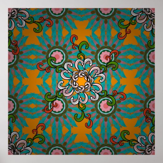 Poster texture Arrière - plan, papier peint, thème floral (Devant)