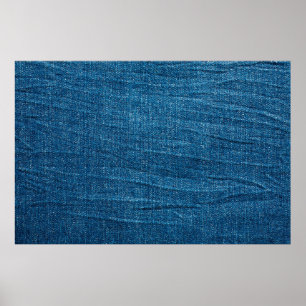 Poster Texture bleu denim, texture bluejeans
