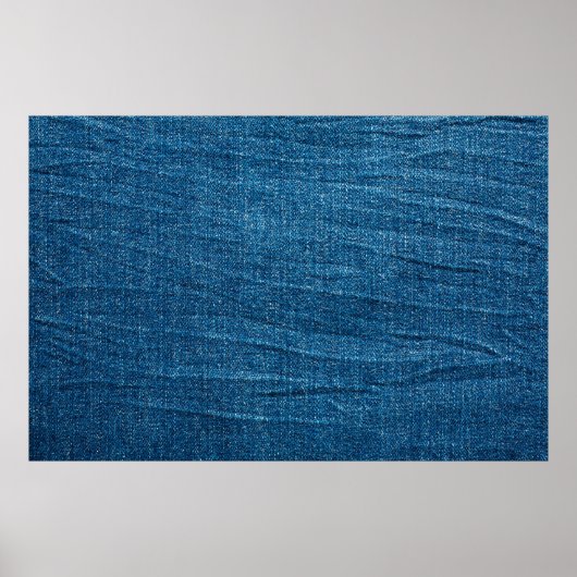 Poster Texture bleu denim, texture bluejeans (Devant)