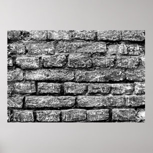 Poster Texture, brick, wall background. Brick texture wit