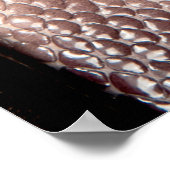 Poster texture Brown en cuir de serpent (Coin)