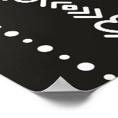 Poster texture cardiaque aztèque Abstraite (Coin)