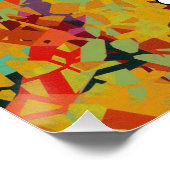 Poster Texture colorée de trous (Coin)