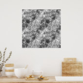 Poster Texture de charbon de bois (Cuisine)