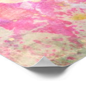 Poster texture de grunge Abstraite avec peinture d'aquare (Coin)