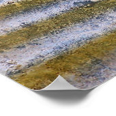 Poster texture de grunge de zinc rouille, texture de zinc (Coin)