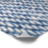 Poster Texture de jean déchiré (Coin)