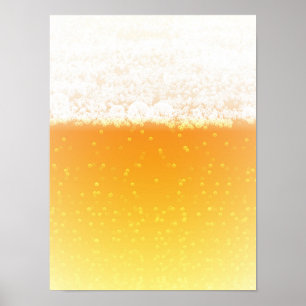 Poster Texture de la bière