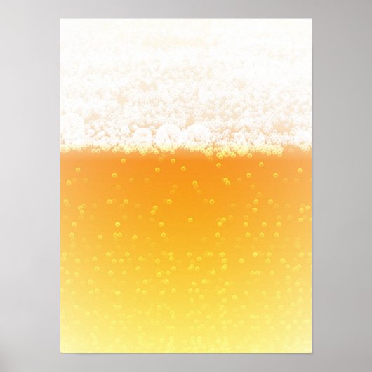 Poster Texture de la bière (Devant)