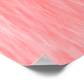 Poster Texture de la fourrure de laine rose souple (Coin)