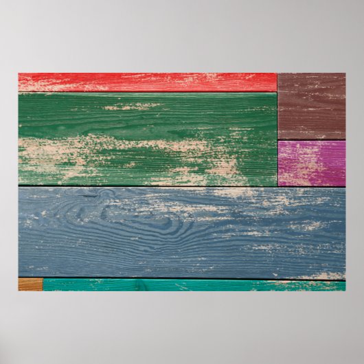 Poster Texture de la surface en bois couleur comme arrièr (Devant)