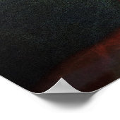 Poster Texture de Lily-rouge par Shirley Taylor (Coin)
