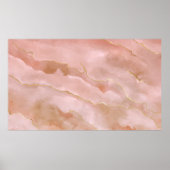 Poster Texture de marbre liquide rose (Devant)