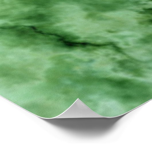 Poster Texture de marbre vert (Coin)