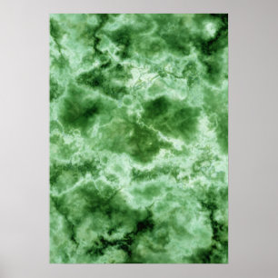 Poster Texture de marbre vert