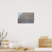 Poster Texture de mur en adobe (Cuisine)