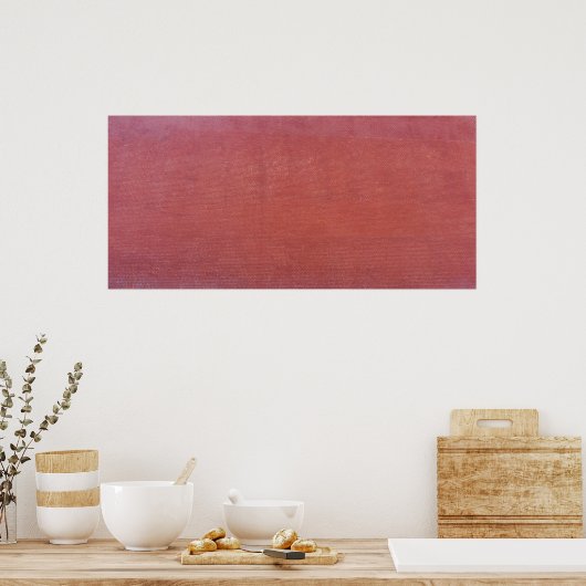 Poster texture de mur en briques rouges (Cuisine)