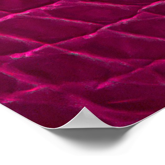Poster Texture de peau de crocodile rose (Coin)