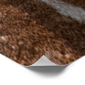 Poster Texture de peau de girafe (Coin)