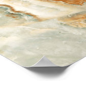 Poster Texture de pierre marron et beige (Coin)