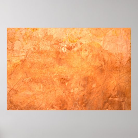 Poster texture de plaque de fer rouillé, blanc, brun, co (Devant)