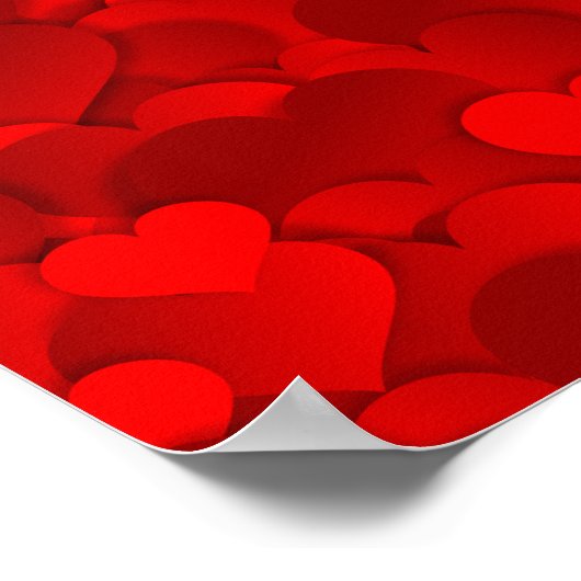 Poster Texture de Red Heart (Coin)