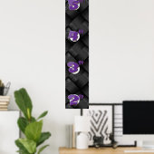 Poster Texture de tissage moderne (Bureau à domicile)