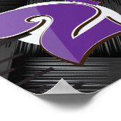 Poster Texture de tissage moderne (Coin)