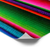 Poster Texture De Tissu Mexicain (Coin)