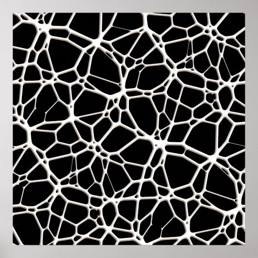 Poster Texture de toile blanche + votre fond et idées (Devant)