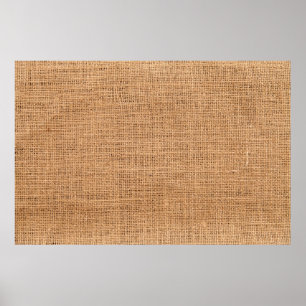 Poster Texture de toile de jute en fond