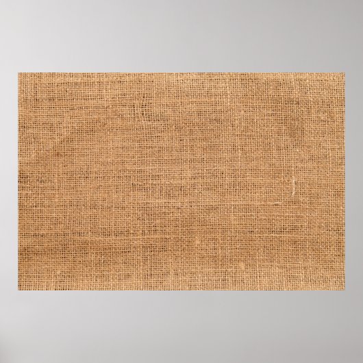 Poster Texture de toile de jute en fond (Devant)