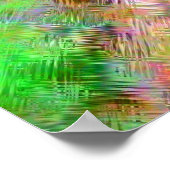 Poster Texture de verre opalescent coloré (Coin)