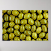 Poster Texture des olives (Devant)