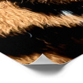 Poster Texture d'impression de Cheetah (Coin)