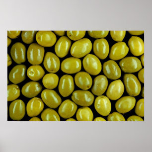 Poster Texture d'olives