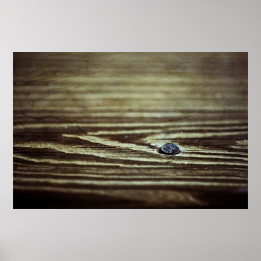 Poster Texture du grain de bois par Shirley Taylor (Devant)