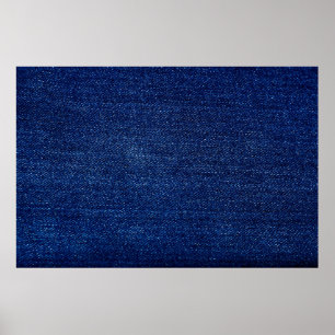 Poster Texture du jean Denim arrière - plan en tissu