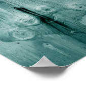 Poster Texture du noeud de grain de bois cool (Coin)